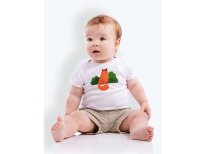 Baby tričko LIŠKA PODŠITÁ