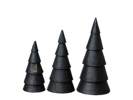 černý papírový stromek velký