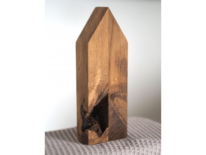 VĚŽÁK BEZ KOMÍNU - vysoký dubový domeček bez komínu