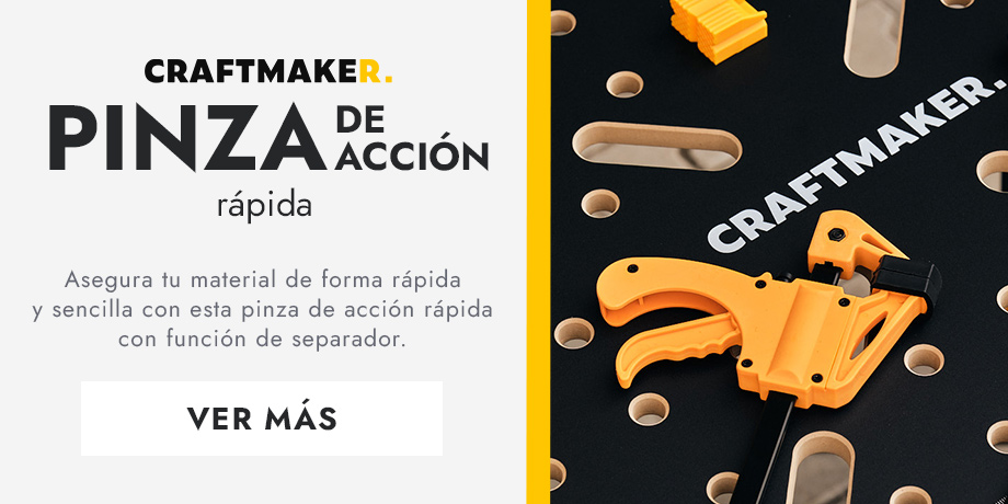 Pinza de acción rápida CRAFTMAKER - 30 cm
