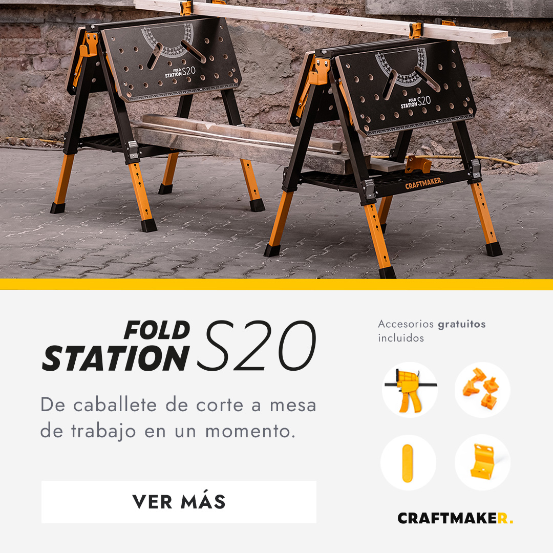 Caballete de corte y superficie de trabajo CRAFTMAKER FoldStation S20