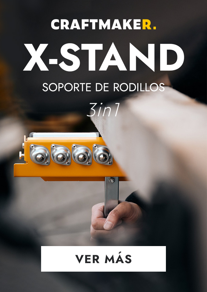 Soporte de rodillo CRAFTMAKER X-Stand 3en1