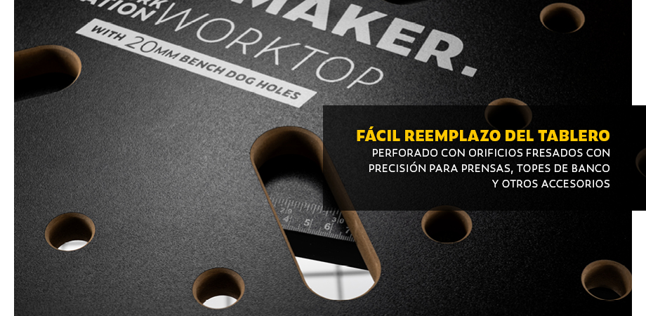 craftmaker_work_station_t800_worktop_with_bench_dog_holes_infographics_920x450px_ES