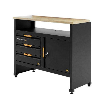 CRAFTMAKER Storage & Workshop F30 έπιπλα εργαστηρίου - πάγκος εργασίας με ντουλάπι και συρτάρια