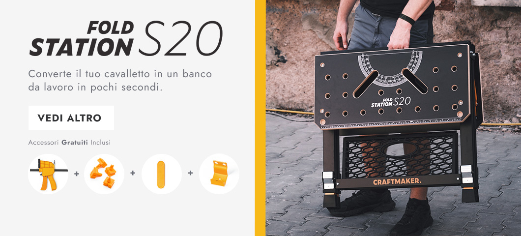 Cavalletto Regolabile e Tavolo da Lavoro CRAFTMAKER