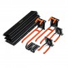 CRAFTMAKER Rubber Coated Stalen Haken - Set van 6 stuks