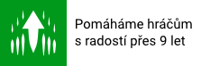 Pomáháme hráčům s radostí přes 9 let