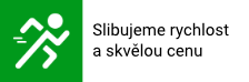 Slibujeme rychlost a skvělou cenu