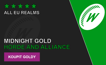 WoW Midnight Gold – nákup goldů pro nový datadisk na Crafturo.cz