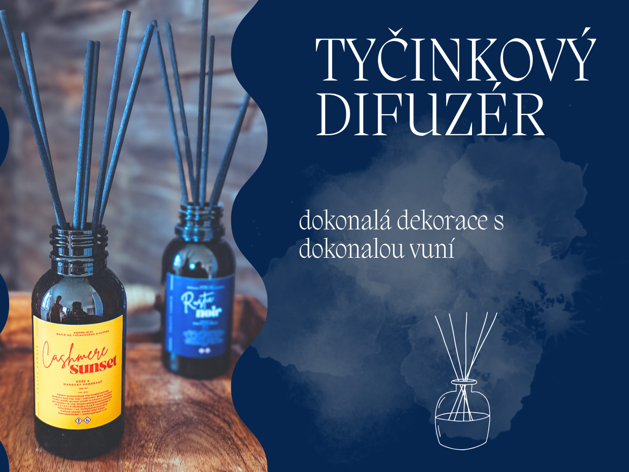 Tyčinkové difuzéry
