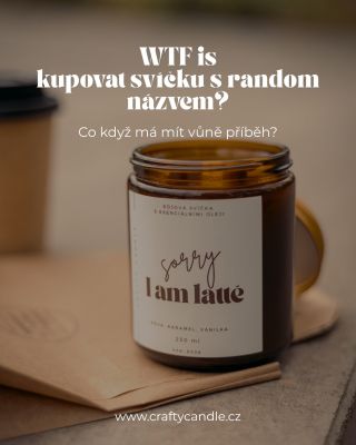 WTF IS… svíčka, která Ti spíš vezme náladu než ji vytvoří? 😂 Trochu provokace, trochu pravdy a hlavně naše láska k...