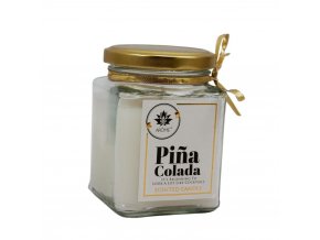 ARÔME Svíčka 170 g, v barevném skle s víčkem, Pina Colada
