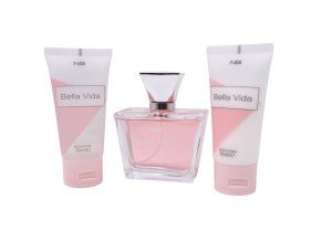 NG Dárková dámská sada eau de parfum 80 ml, sprchový gel a tělové mléko 50 ml, Bella Vida