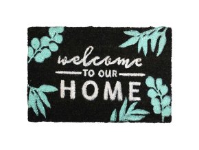 HOME ELEMENTS Rohož z kokosových vláken, Welcome to our Home, 40x60 cm