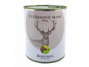 BOHEMIA Zvěřinové maso ve vlastní šťávě 800 g