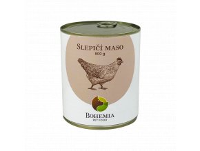 BOHEMIA Slepičí maso ve vlastní šťávě 800g