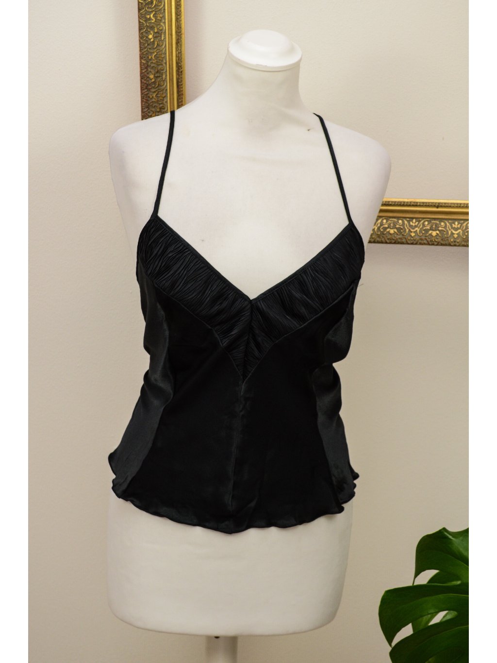 černý vintage top