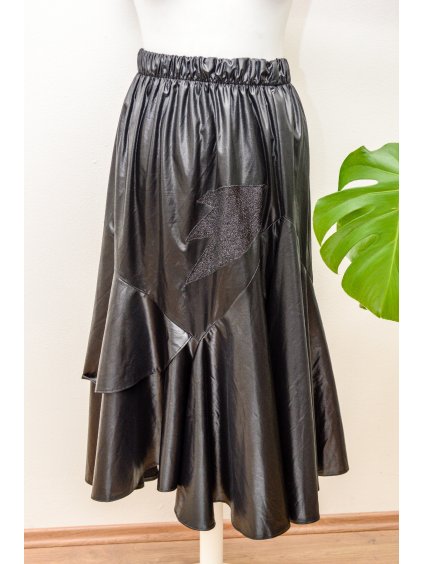 černá dlouhá vintage sukně
