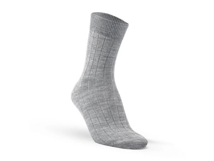 šedé bussiness alpaka ponožky