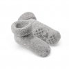 Dětské vlněné ponožky s protiskluzem Šedé