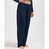 merino dámské volné kalhoty tmavý petrolej