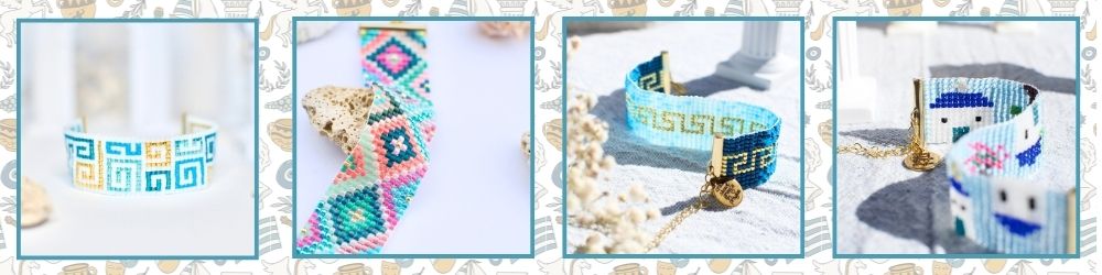 ručně-tkané-náramky-dárek-s-řeckou-tematikou-crazy-about-greece-in-prague