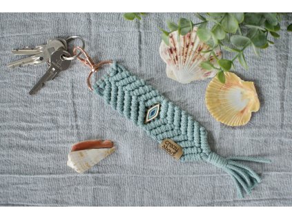 Macramé klíčenka Aegean Dreams