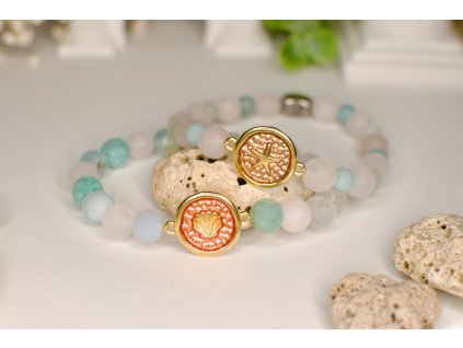 náramek z minerálních kamenů ve středomořském stylu crazy about greece in prague 1