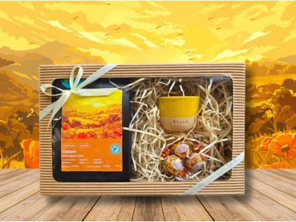 Kávová dárková sada Opium a hrníček