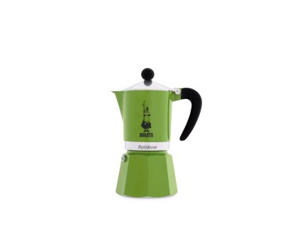 211 moka konvicka bialetti rainbow 3 salky 130 ml zelena