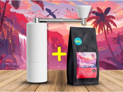 271 mlynek na kavu timemore c3 pro a kava pura vida 250g