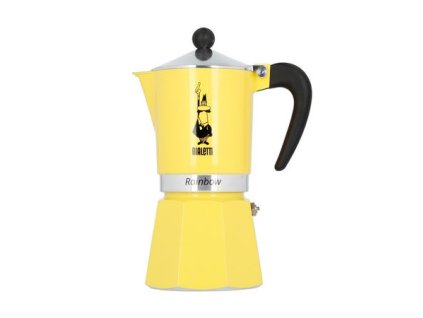 Moka konvička Bialetti Rainbow 6 šálků 270 ml žlutá