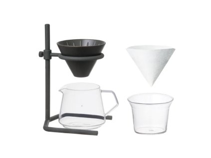 Překapávač Kávy Kinto SCS-S04 Brewer Stand Set 2 šálky