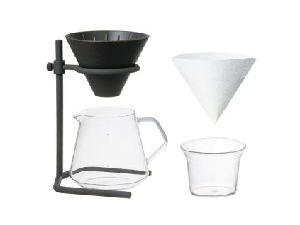 Překapávač Kávy Kinto SCS-S04 Brewer Stand Set 4 šálky