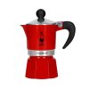 406 moka konvicka bialetti rainbow 3 salky 130 ml cervena