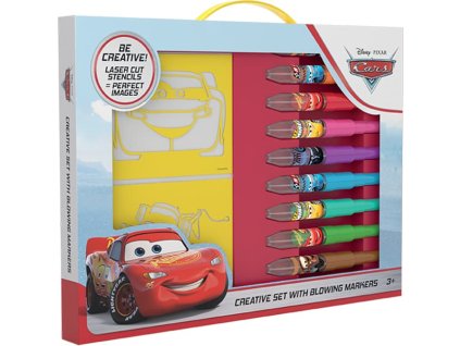 0006094 kreativni set s foukacimi fixy auta