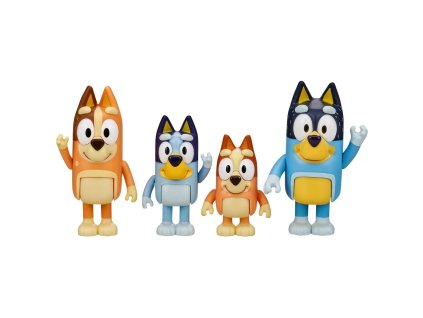 Bluey & Family – sada figurek (4 pack)