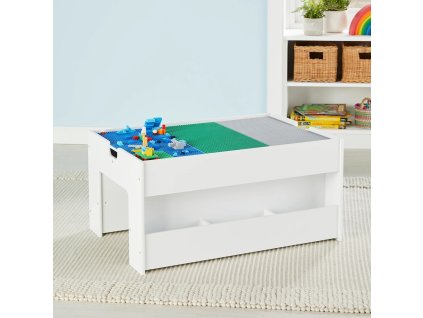Herní stůl  – velký dřevěný stůl na stavebnice