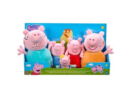 Sada plyšových postaviček Prasátko Peppa