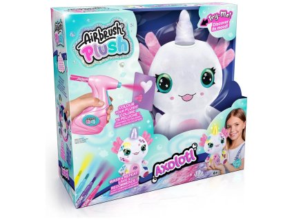 Svítící Axolotl - Airbrush Plush