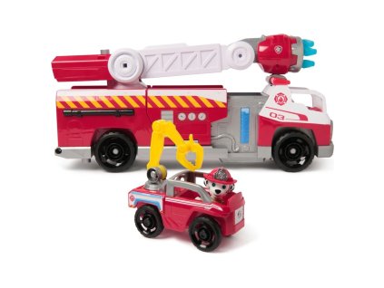 PAW Patrol – Deluxe Fire Rescue hasičský truck s figurkou Marshalla