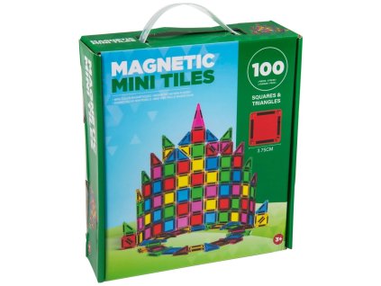 Magnetická stavebnice Magnetic Tiles MINI – 100 dílů