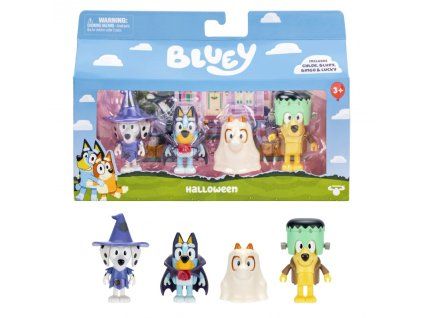 Figurky Bluey – Halloween (4 ks)