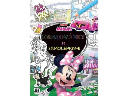 0004533 omalovanky a4 se samolepkami minnie