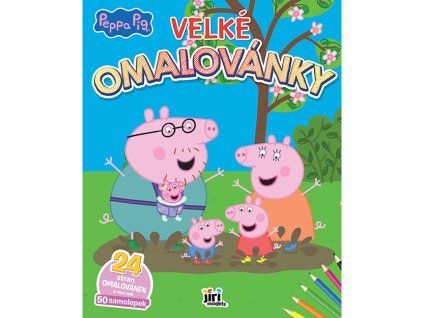 0009377 velke omalovanky prasatko peppa