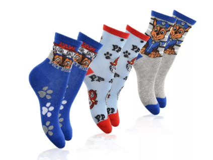 Dětské ponožky Tlapková patrola - 3 pack