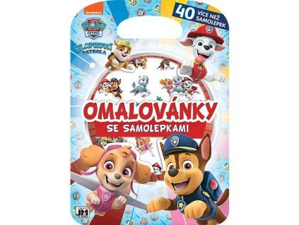 jiri models omalovanky se samolepkami tlapkova patrola