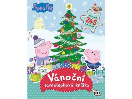 0008218 vanocni samolepkova knizka prasatko peppa
