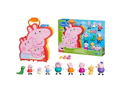 Prasátko Peppa – Velký rodinný kufr s figurkami
