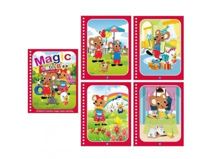 Vodní omalovánky pro děti – Magic Water Book  Vodní omalovánky pro děti – Magic Water Book
